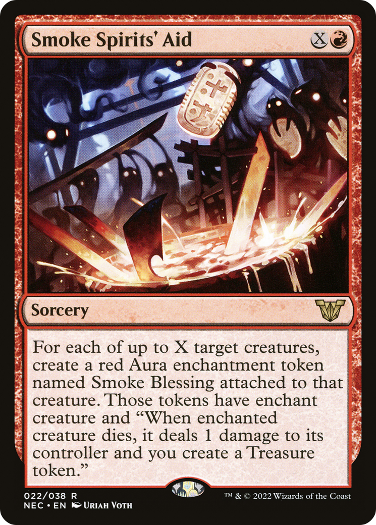 Smoke Spirits' Aid (NEC-022) - Neon Dynasty Commander