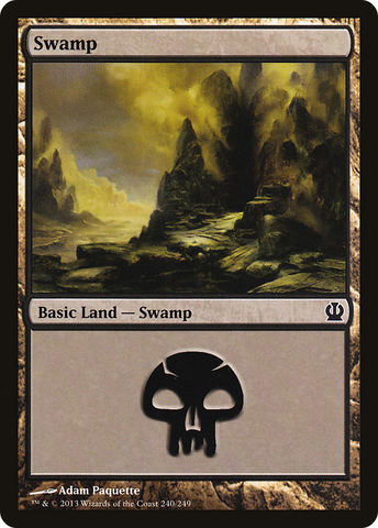 Swamp (240) (THS-240)  Foil - Theros