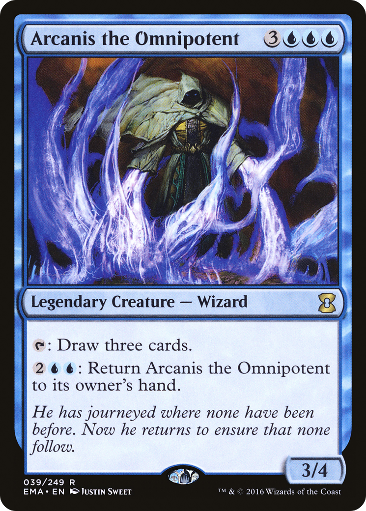 Arcanis the Omnipotent (EMA-039)  Foil - Eternal Masters
