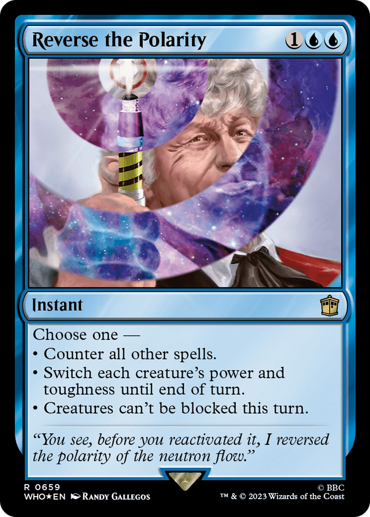 Reverse the Polarity (Surge Foil) (WHO-659)  Foil - Doctor Who