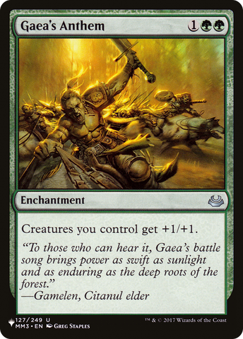 Gaea's Anthem (LIST-MM3-127)  - The List