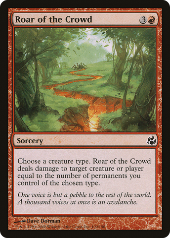 Roar of the Crowd (MOR-100)  Foil - Morningtide