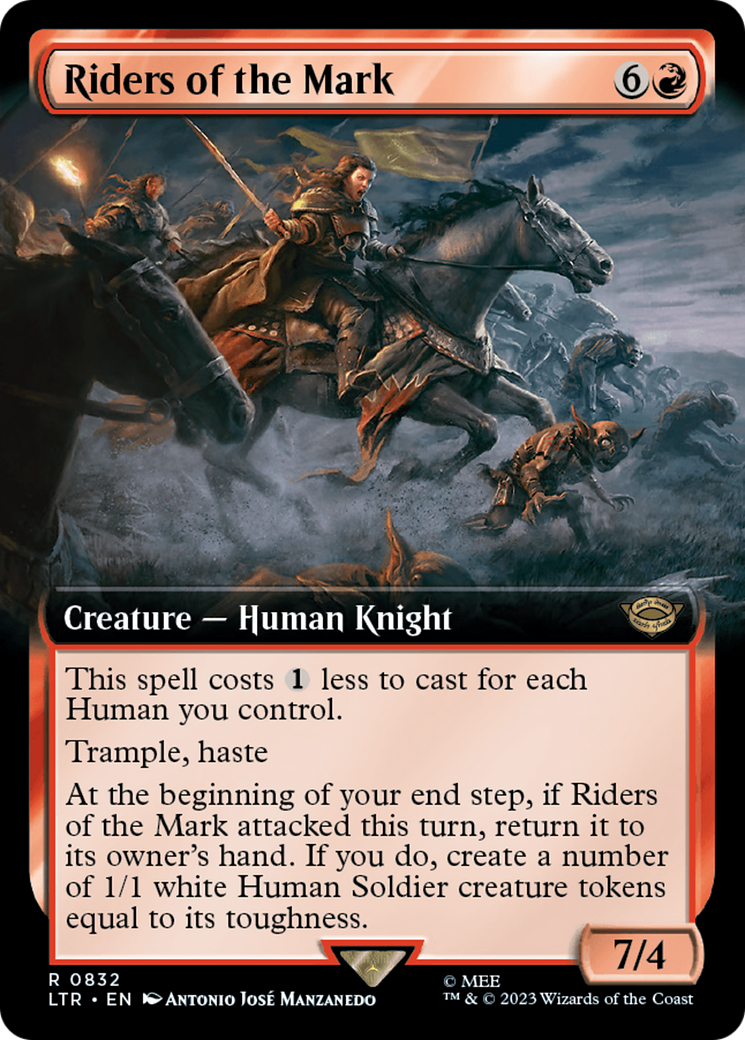 Riders of the Mark (Extended Art) (LTR-832) - The Lord of the Rings: Tales of Middle-earth: (Extended Art)