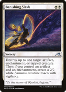Banishing Slash (NEO-003)  - Kamigawa: Neon Dynasty