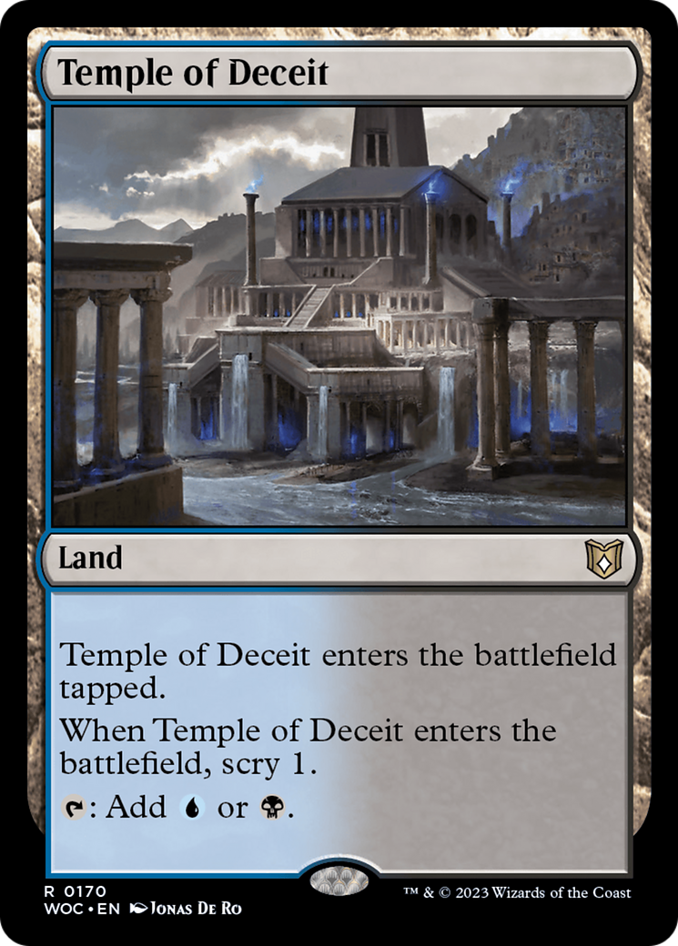 Temple of Deceit (WOC-170)  - Wilds of Eldraine Commander