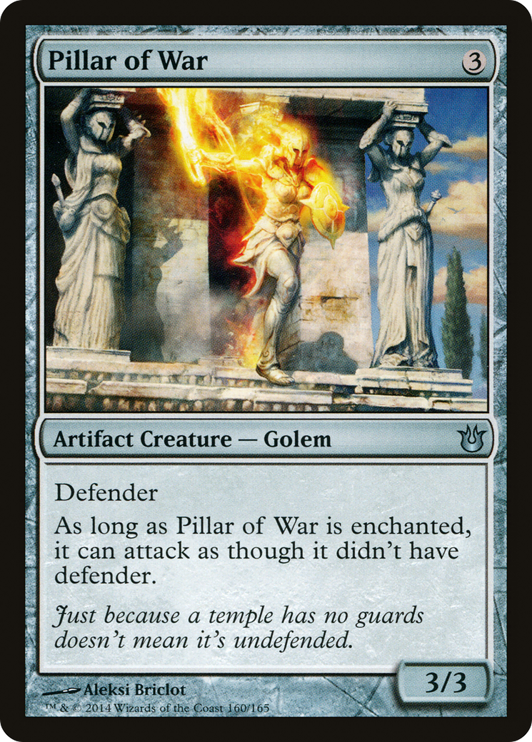 Pillar of War (BNG-160)  Foil - Born of the Gods