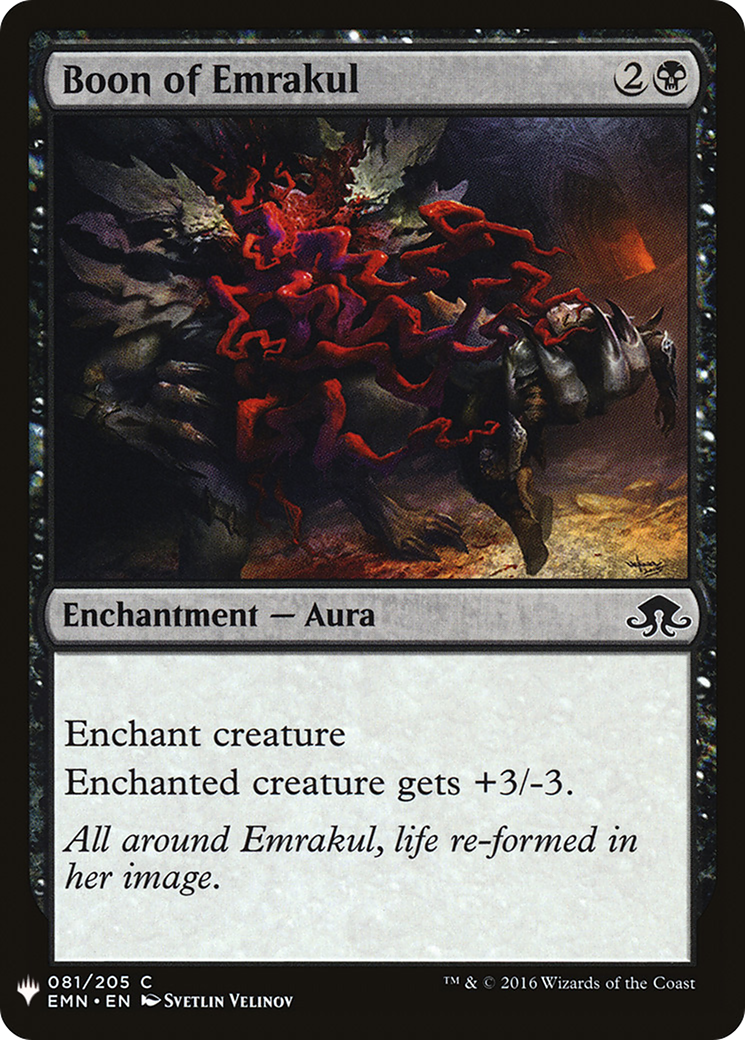 Boon of Emrakul (LIST-EMN-81)  - The List