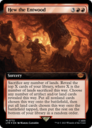 Hew the Entwood (Extended Art) (Surge Foil) (LTR-772)  Foil - The Lord of the Rings: Tales of Middle-earth: (Extended Art)