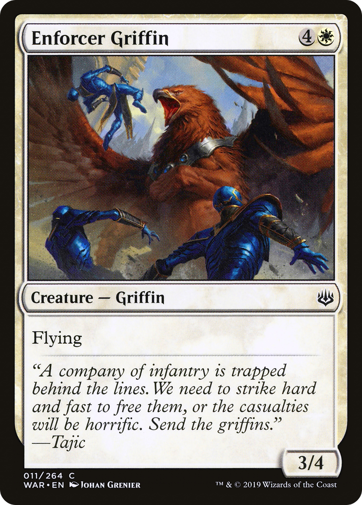 Enforcer Griffin (WAR-011)  Foil - War of the Spark