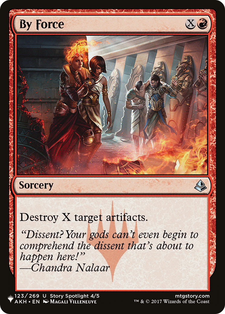 By Force (LIST-AKH-123)  - The List