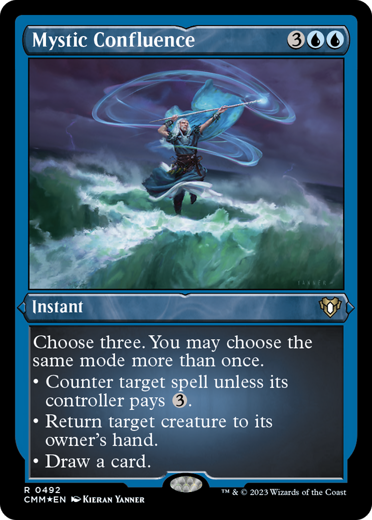Mystic Confluence (CMM-492)  Etched Foil - Commander Masters