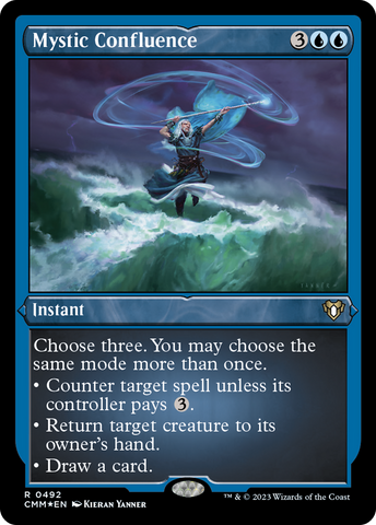 Mystic Confluence (CMM-492)  Etched Foil - Commander Masters