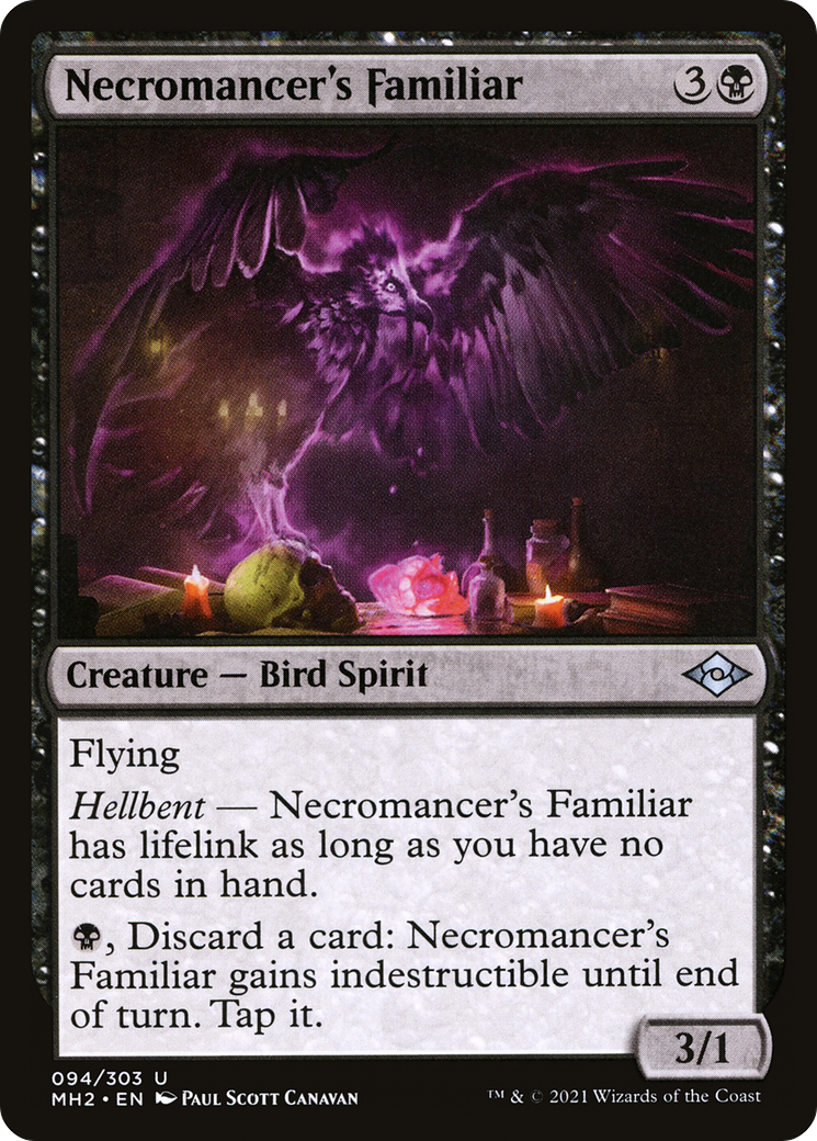 Necromancer's Familiar (MH2-094)  Foil - Modern Horizons 2