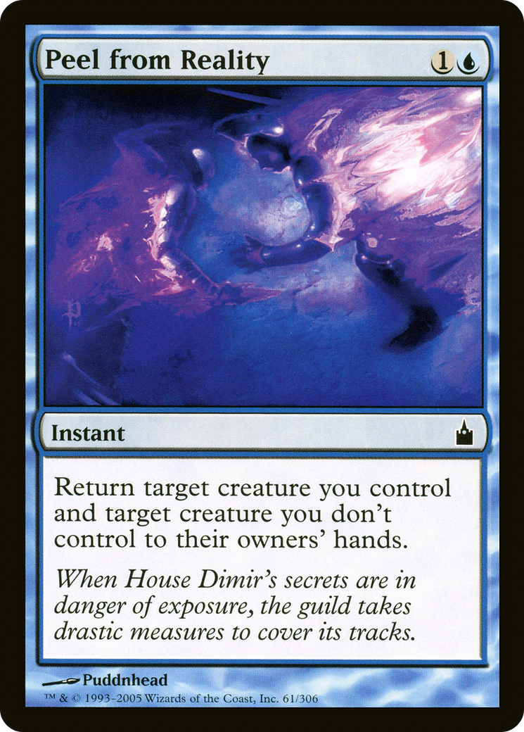 Peel from Reality (RAV-061)  Foil - Ravnica: City of Guilds
