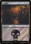 Swamp (312) (Surge Foil) (40K-312★) - Warhammer 40,000 Commander Foil