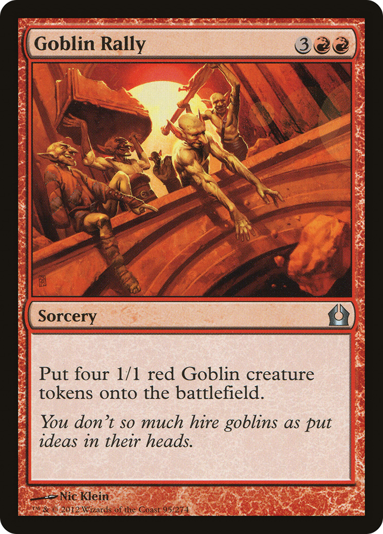 Goblin Rally (RTR-095)  - Return to Ravnica