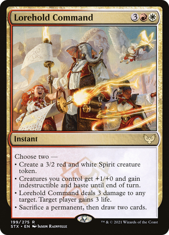 Lorehold Command (STX-199)  - Strixhaven: School of Mages