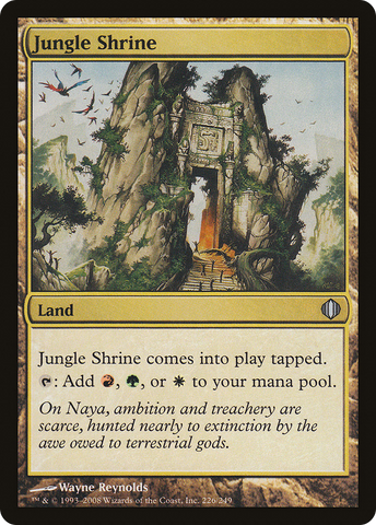 Jungle Shrine (ALA-226)  Foil - Shards of Alara
