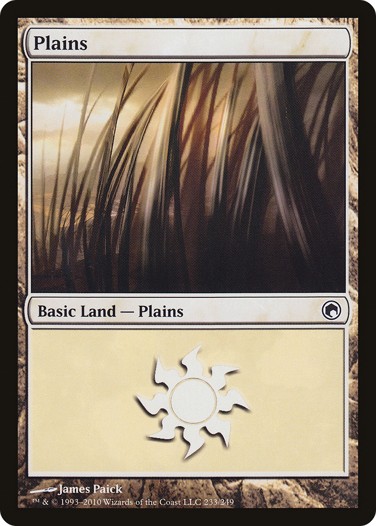 Plains (233) (SOM-233)  Foil - Scars of Mirrodin