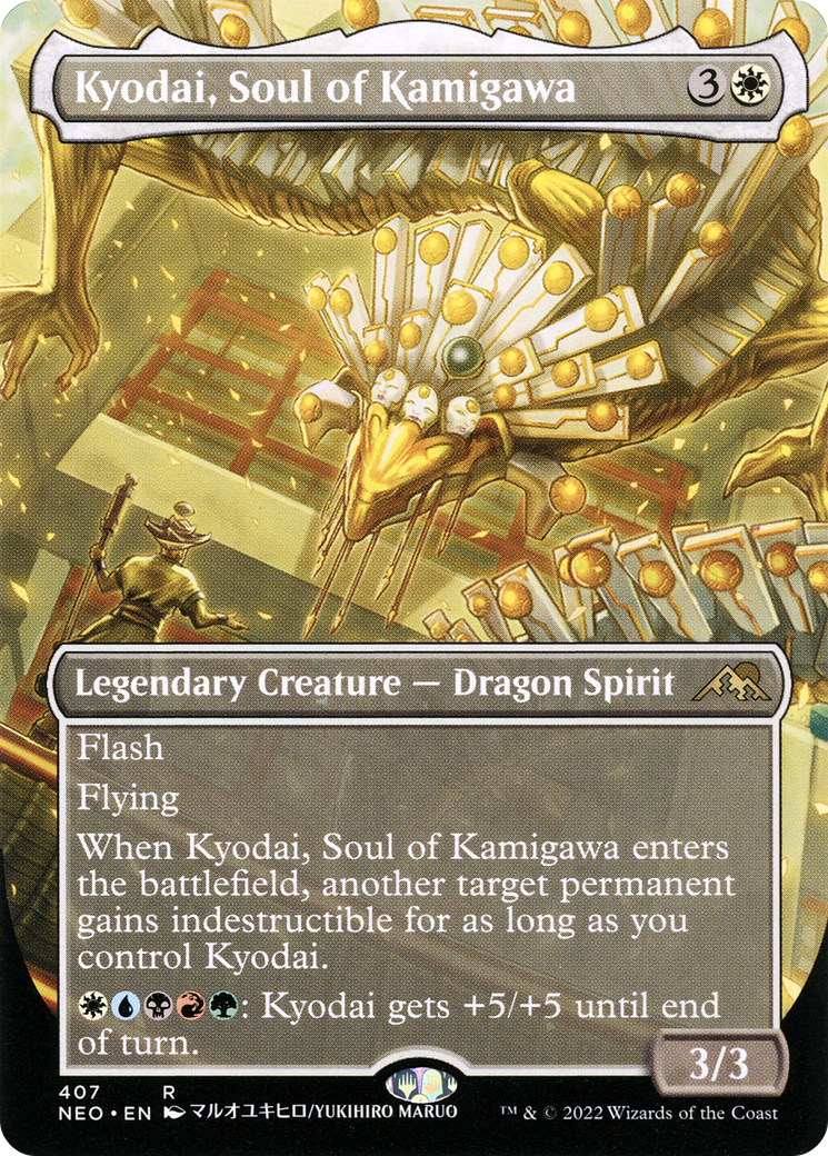 Kyodai, Soul of Kamigawa (Borderless) (NEO-407)  Foil - Kamigawa: Neon Dynasty