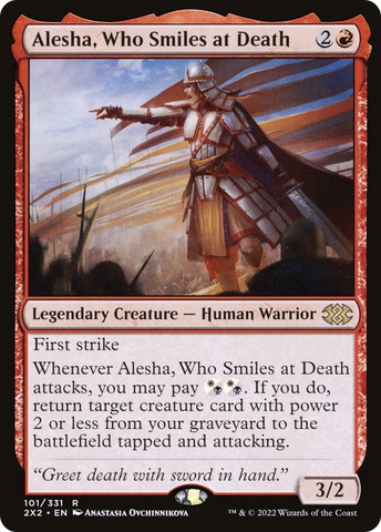 Alesha, Who Smiles at Death (2X2-101)  Foil - Double Masters 2022