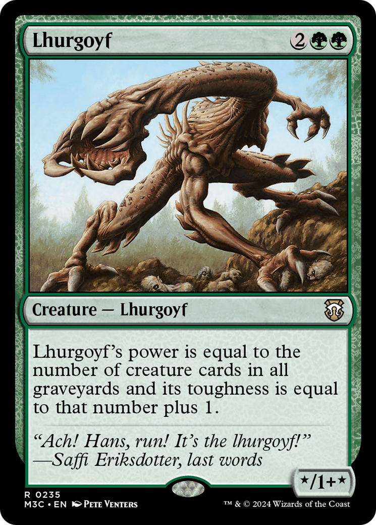 Lhurgoyf (M3C-235)  - Modern Horizons 3 Commander
