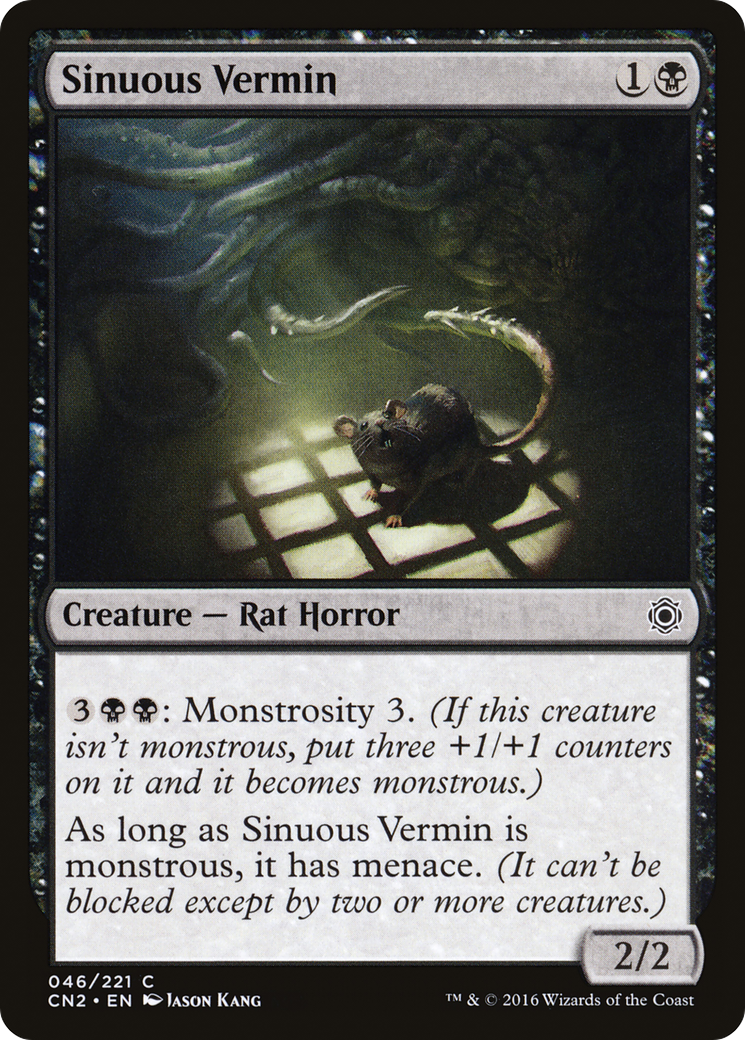Sinuous Vermin (CN2-046)  Foil - Conspiracy: Take the Crown