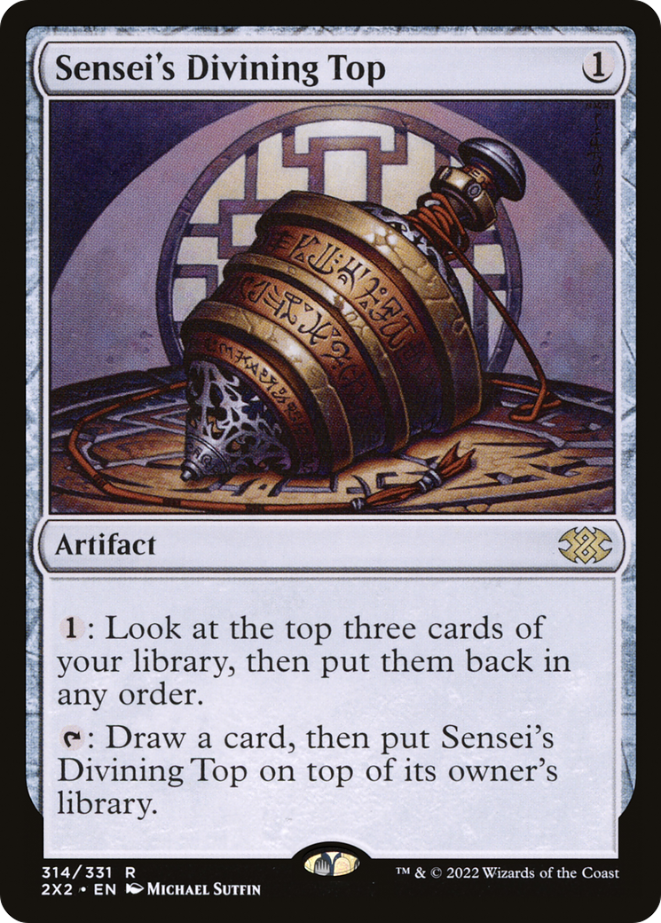 Sensei's Divining Top (2X2-314)  Foil - Double Masters 2022