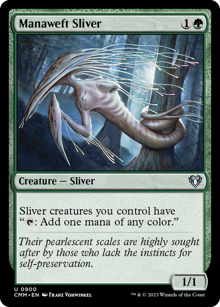 Manaweft Sliver (CMM-900)  - Commander Masters