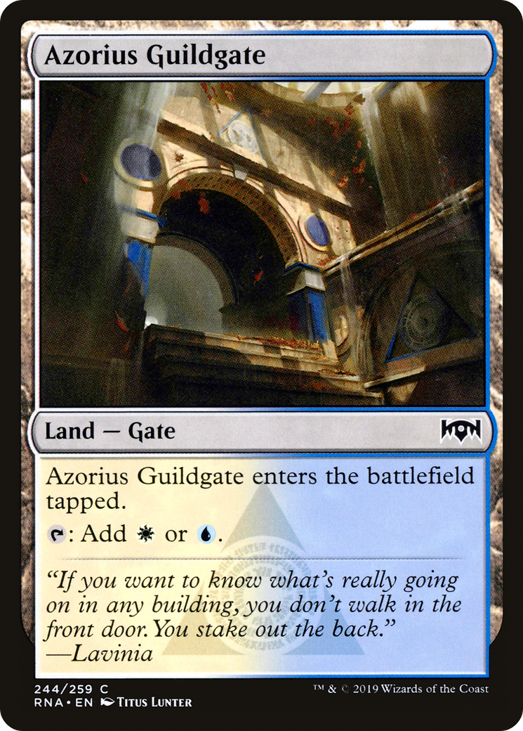 Azorius Guildgate (244) (RNA-244)  - Ravnica Allegiance