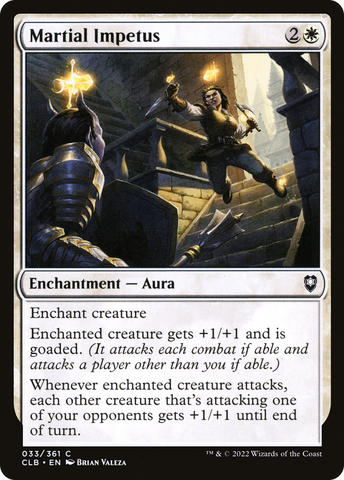 Martial Impetus (CLB-033)  - Commander Legends: Battle for Baldur's Gate