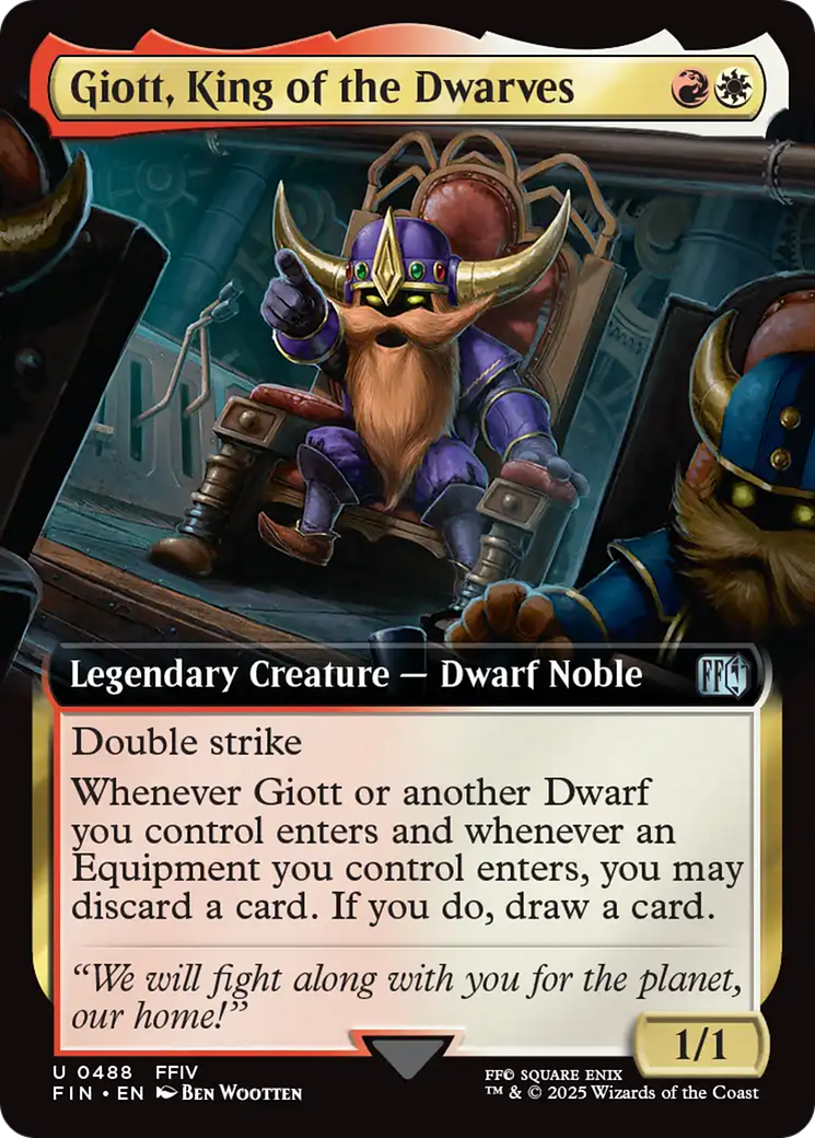 Giott, King of the Dwarves (FIN-488) - FINAL FANTASY: (Extended Art)