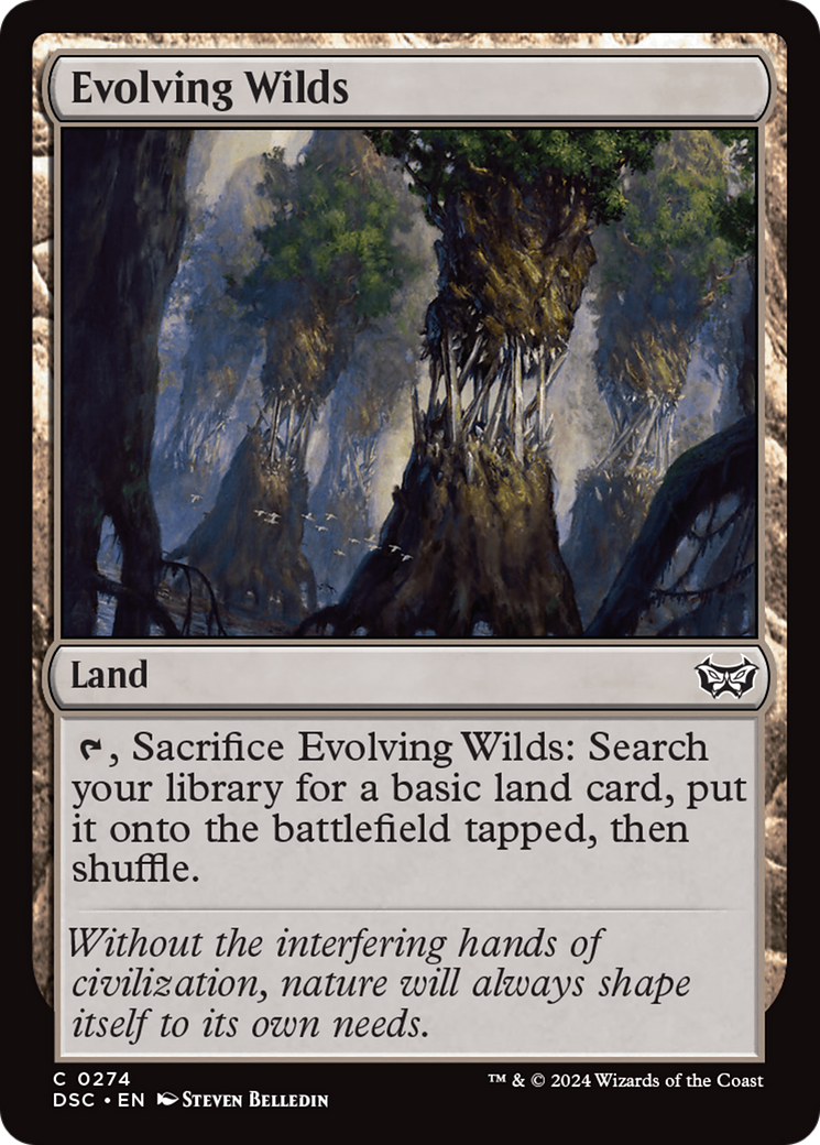 Evolving Wilds (DSC-274)  - Duskmourn: House of Horror Commander