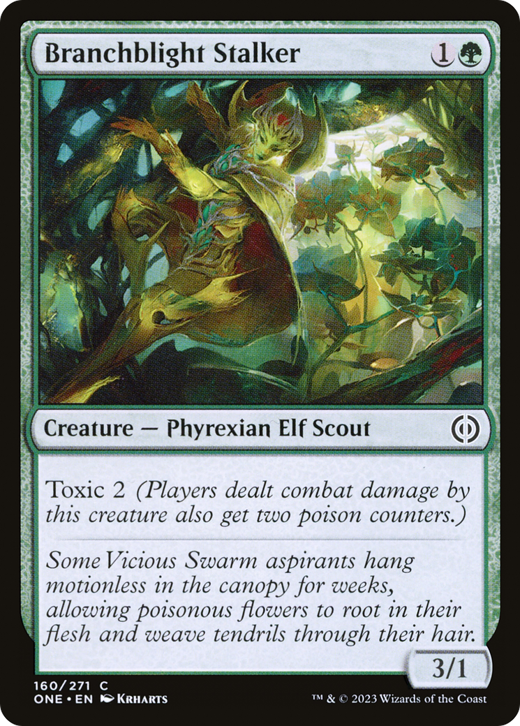 Branchblight Stalker (ONE-160)  Foil - Phyrexia: All Will Be One