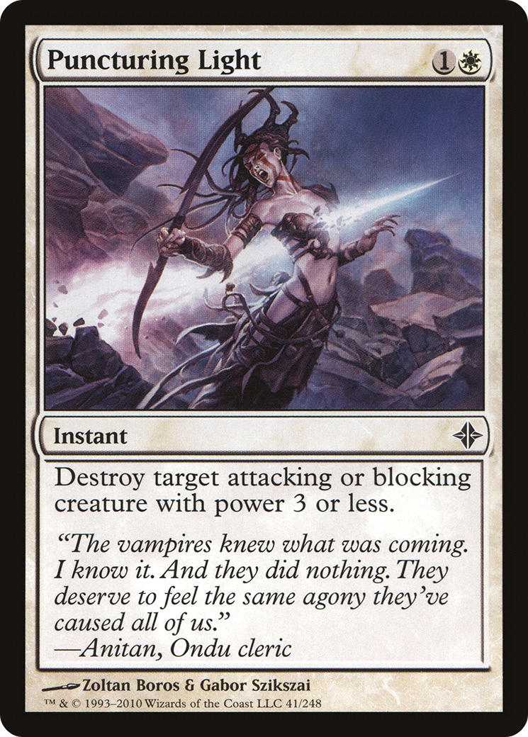 Puncturing Light (ROE-041)  - Rise of the Eldrazi