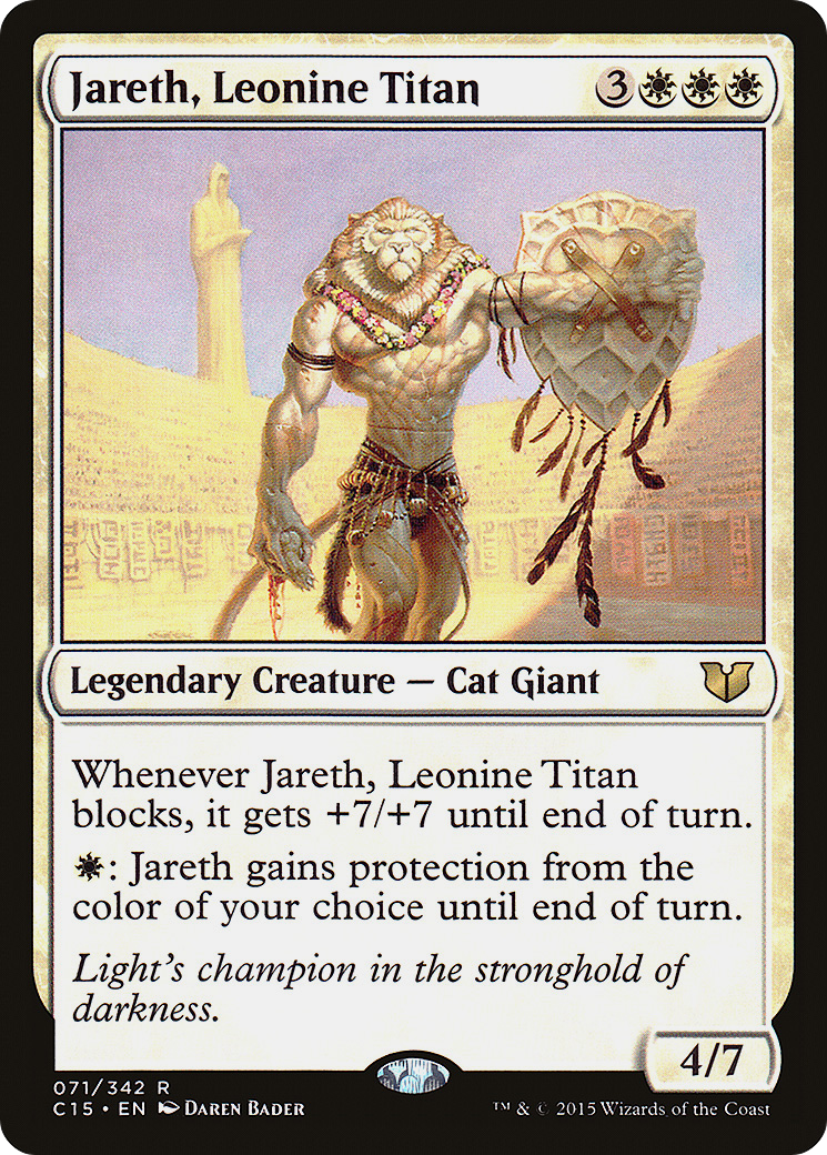 Jareth, Leonine Titan (C15-071)  - Commander 2015