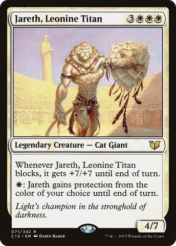 Jareth, Leonine Titan (C15-071)  - Commander 2015