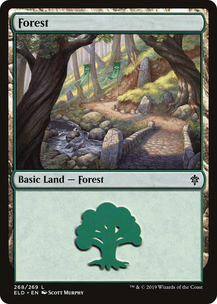 Forest (268) (ELD-268)  - Throne of Eldraine