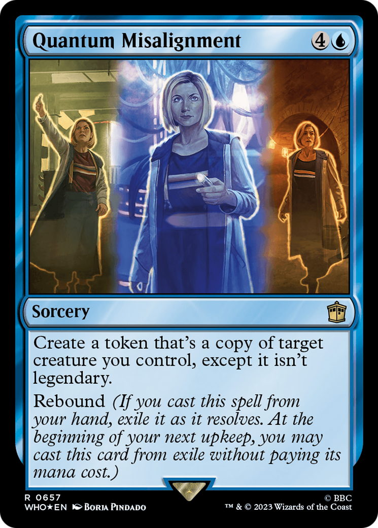 Quantum Misalignment (Surge Foil) (WHO-657)  Foil - Doctor Who