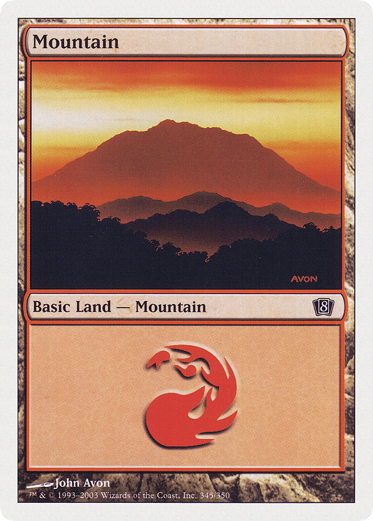 Mountain (345) (8ED-345) - Eighth Edition