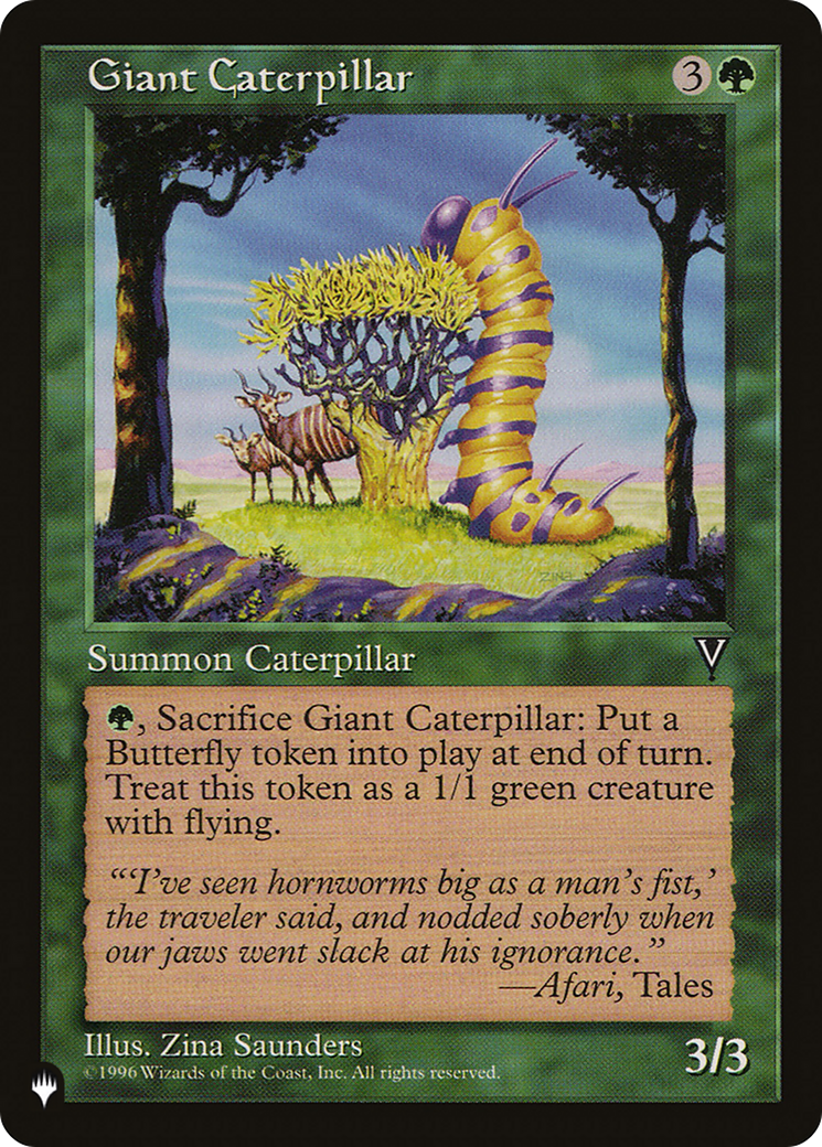 Giant Caterpillar (LIST-VIS-108)  Foil - The List