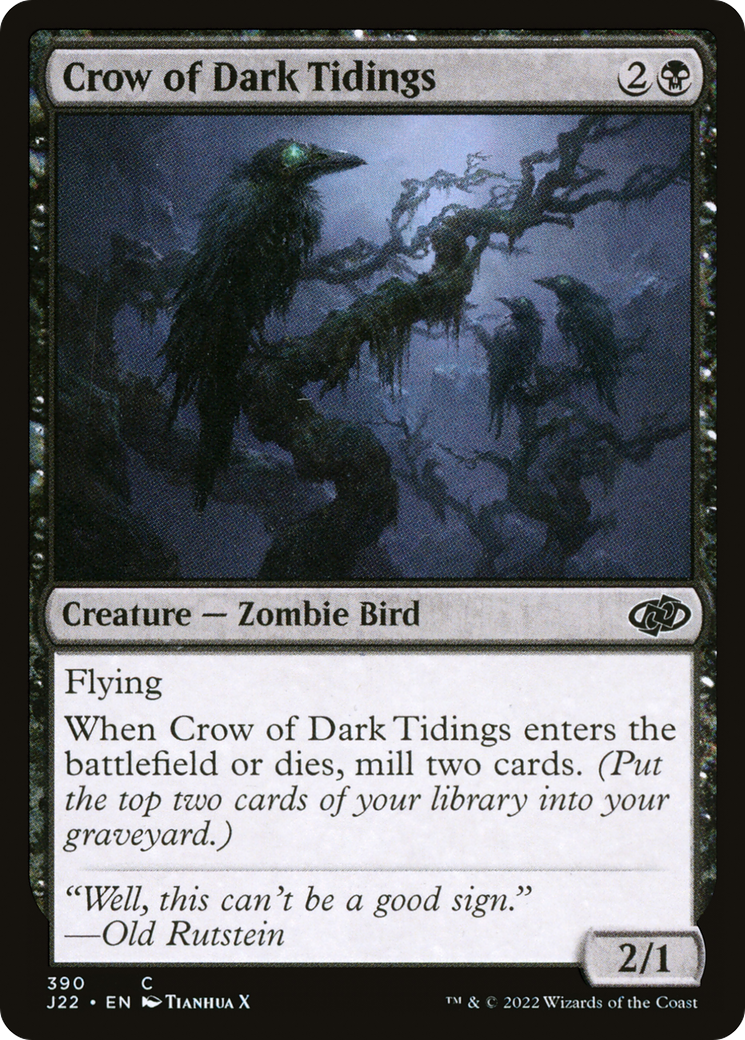 Crow of Dark Tidings (J22-390)  - Jumpstart 2022