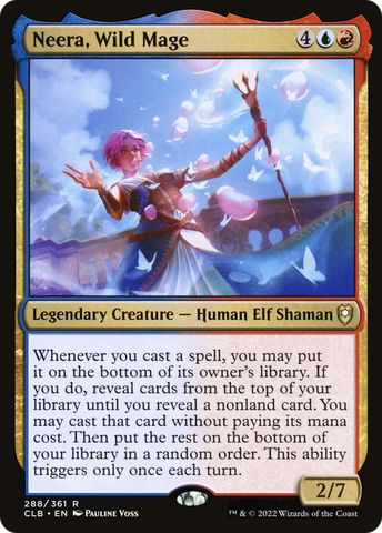 Neera, Wild Mage (CLB-288)  - Commander Legends: Battle for Baldur's Gate