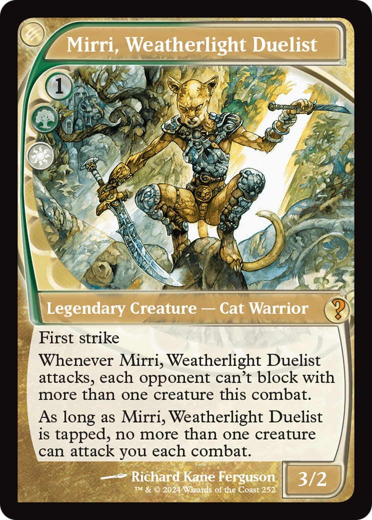 Mirri, Weatherlight Duelist (Future Sight) (MB2-252)  Foil - Mystery Booster 2