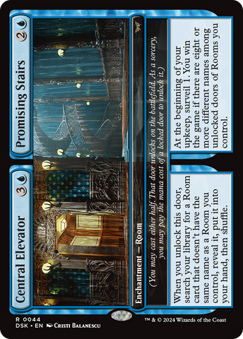 Central Elevator // Promising Stairs (DSK-044)  - Duskmourn: House of Horror