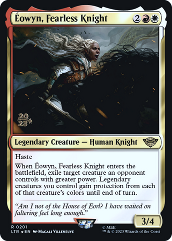 Eowyn, Fearless Knight (PRE-201)  Foil - Tales of Middle-earth Promos