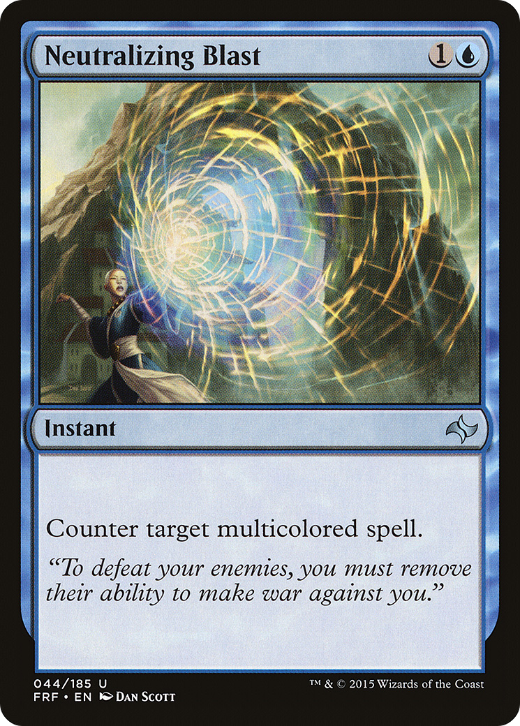 Neutralizing Blast (FRF-044)  Foil - Fate Reforged