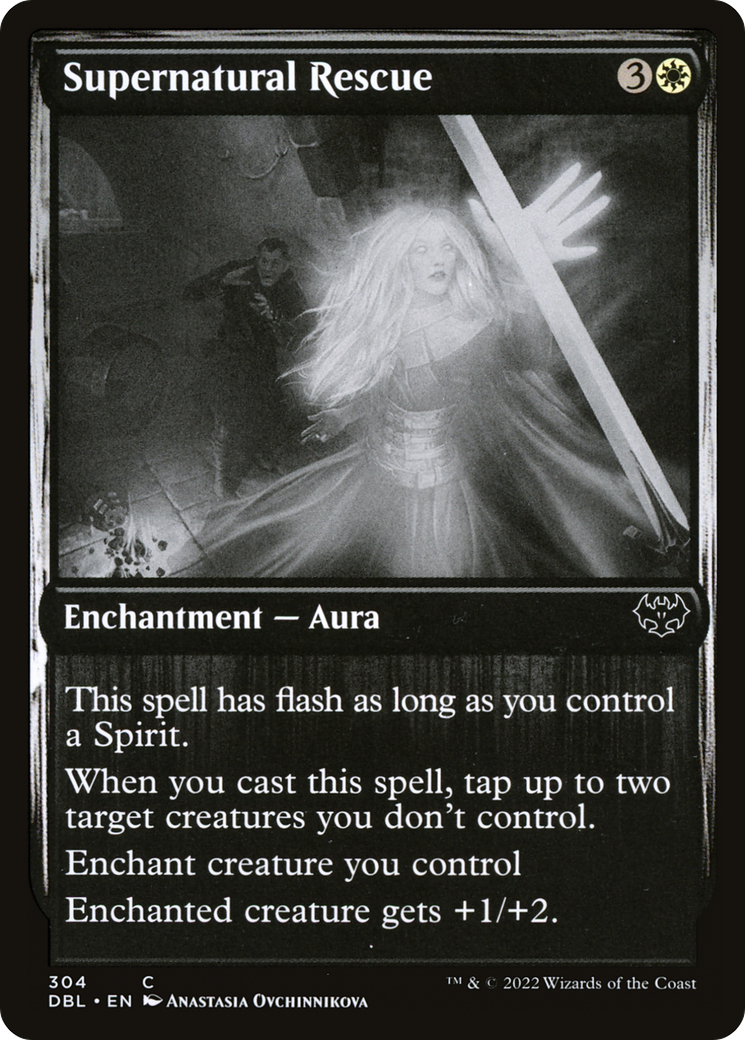 Supernatural Rescue (DBL-304)  Foil - Innistrad: Double Feature
