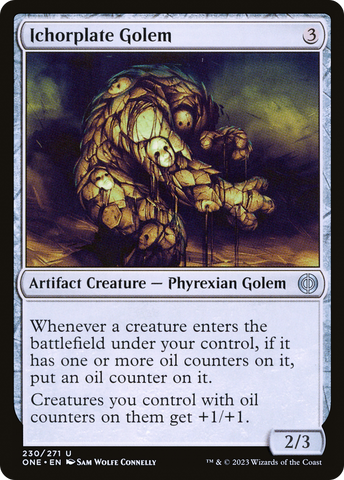 Ichorplate Golem (ONE-230)  - Phyrexia: All Will Be One