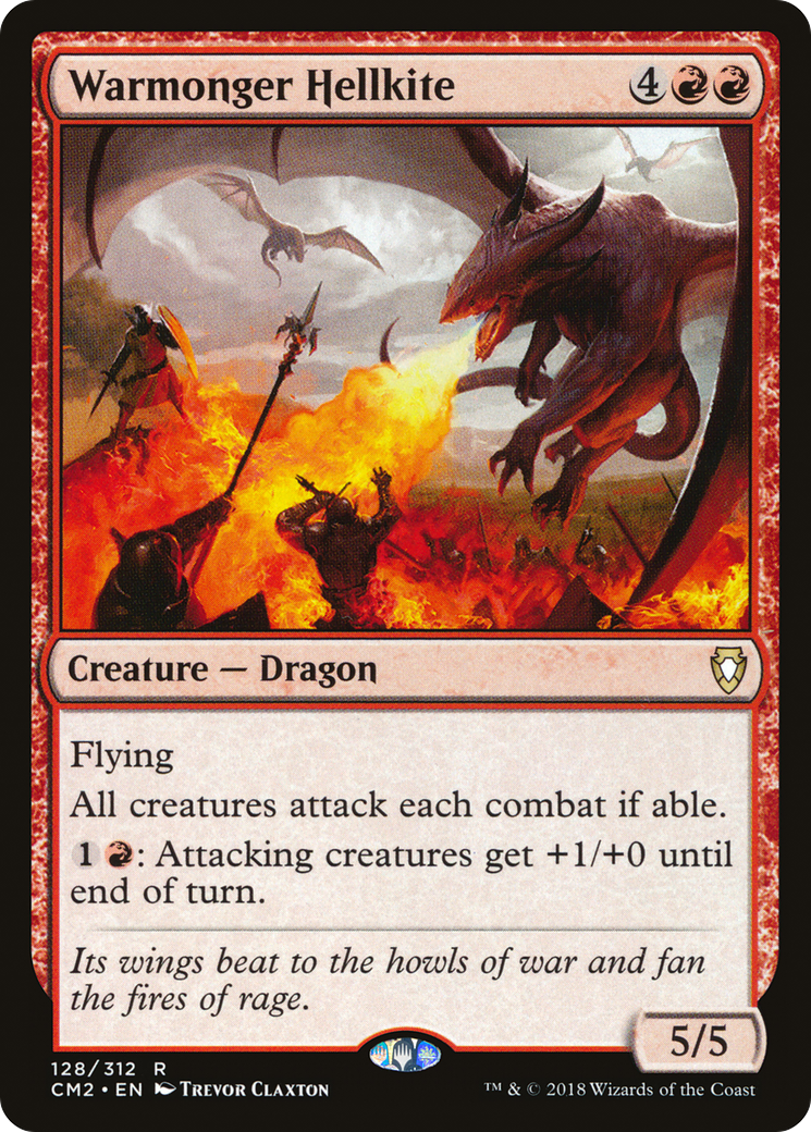 Warmonger Hellkite (CM2-128)  - Commander Anthology Volume II